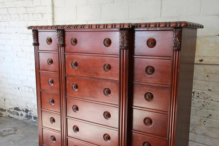Ralph Lauren 21 Drawer Mahogany Chest Of Drawers At 1stdibs