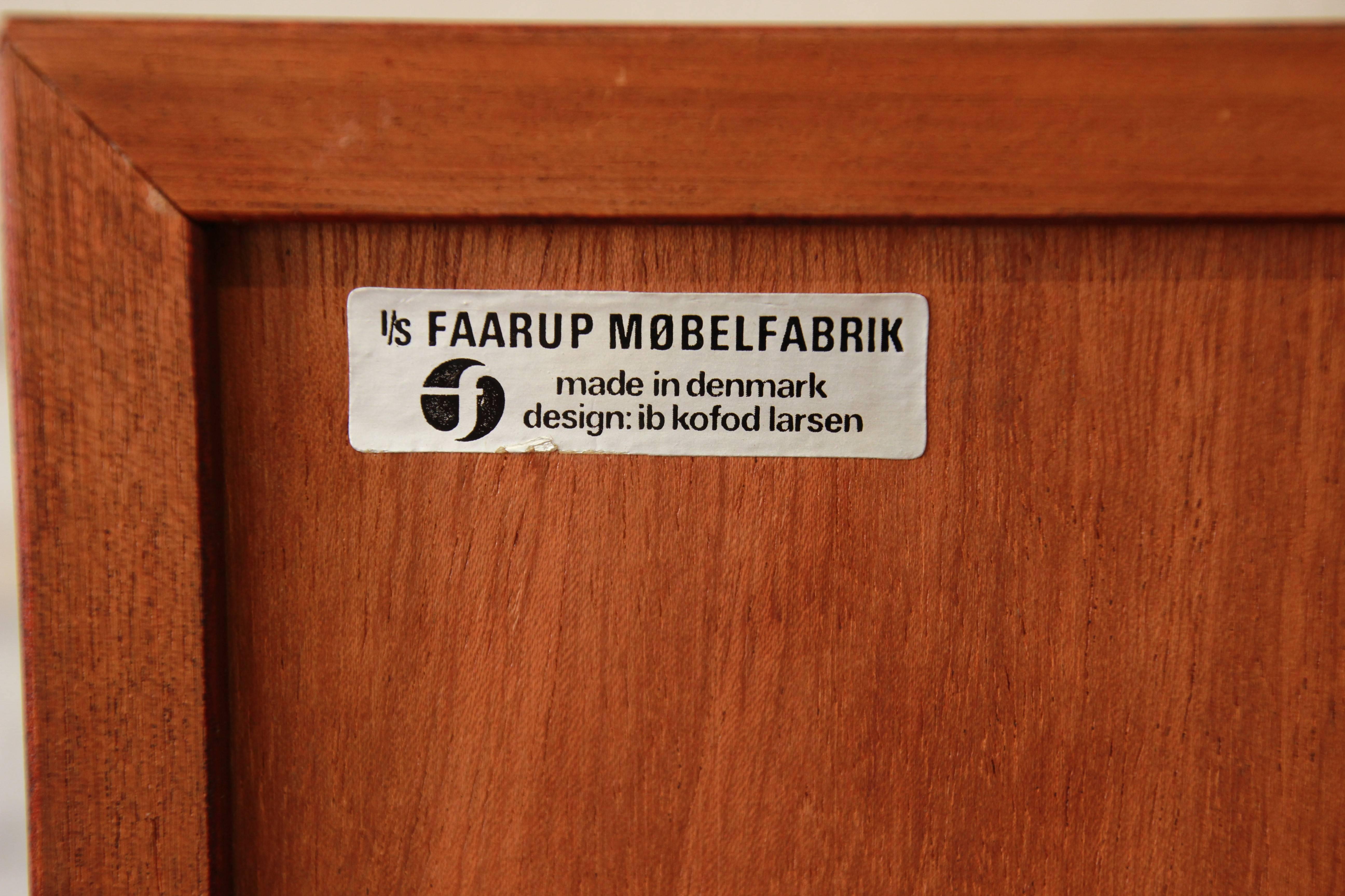 Ib Kofod Larsen for Faarup Møbelfabrik Danish Modern Rosewood Bookcase 5