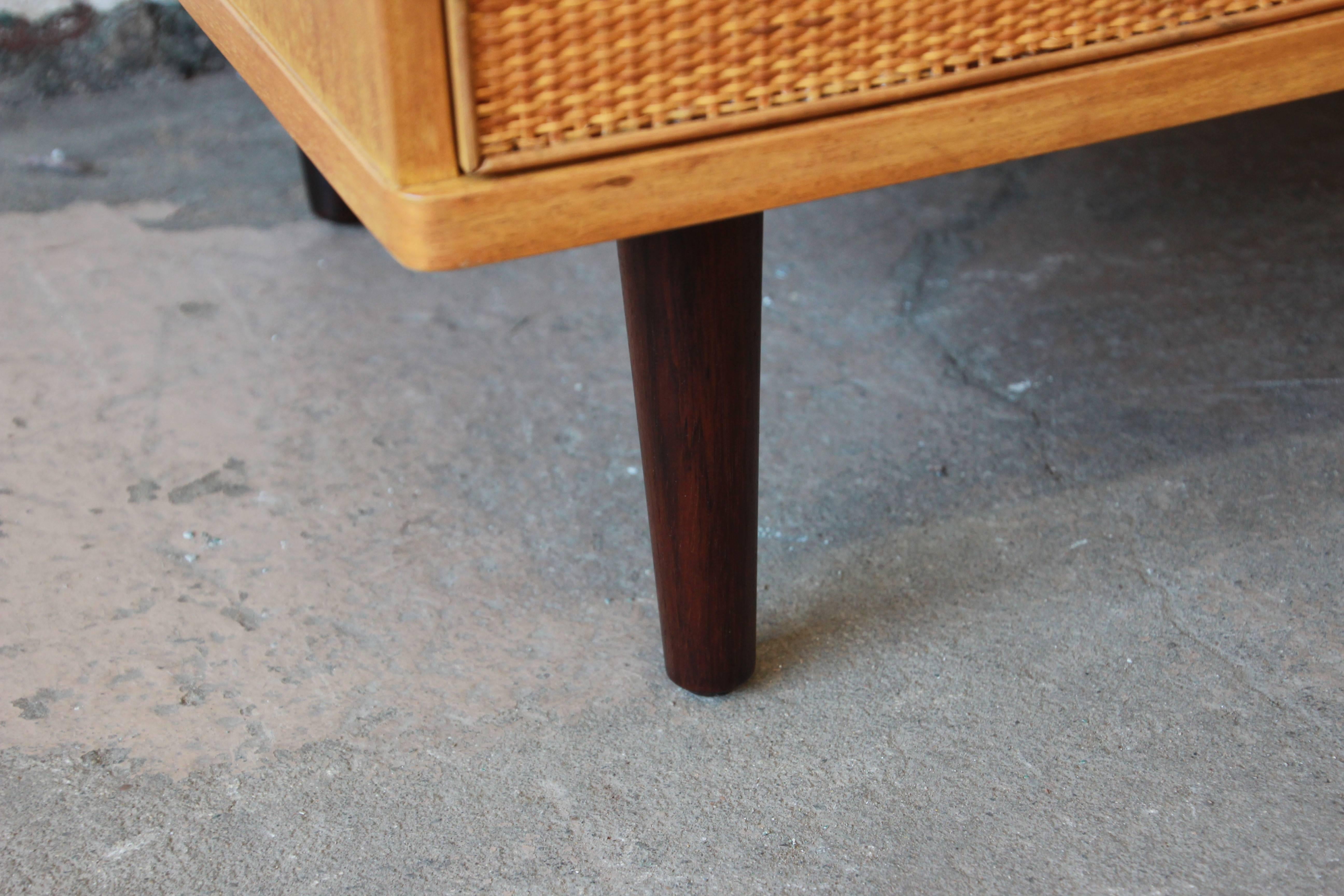Edward Wormley for Dunbar Woven Front Cabinet 1