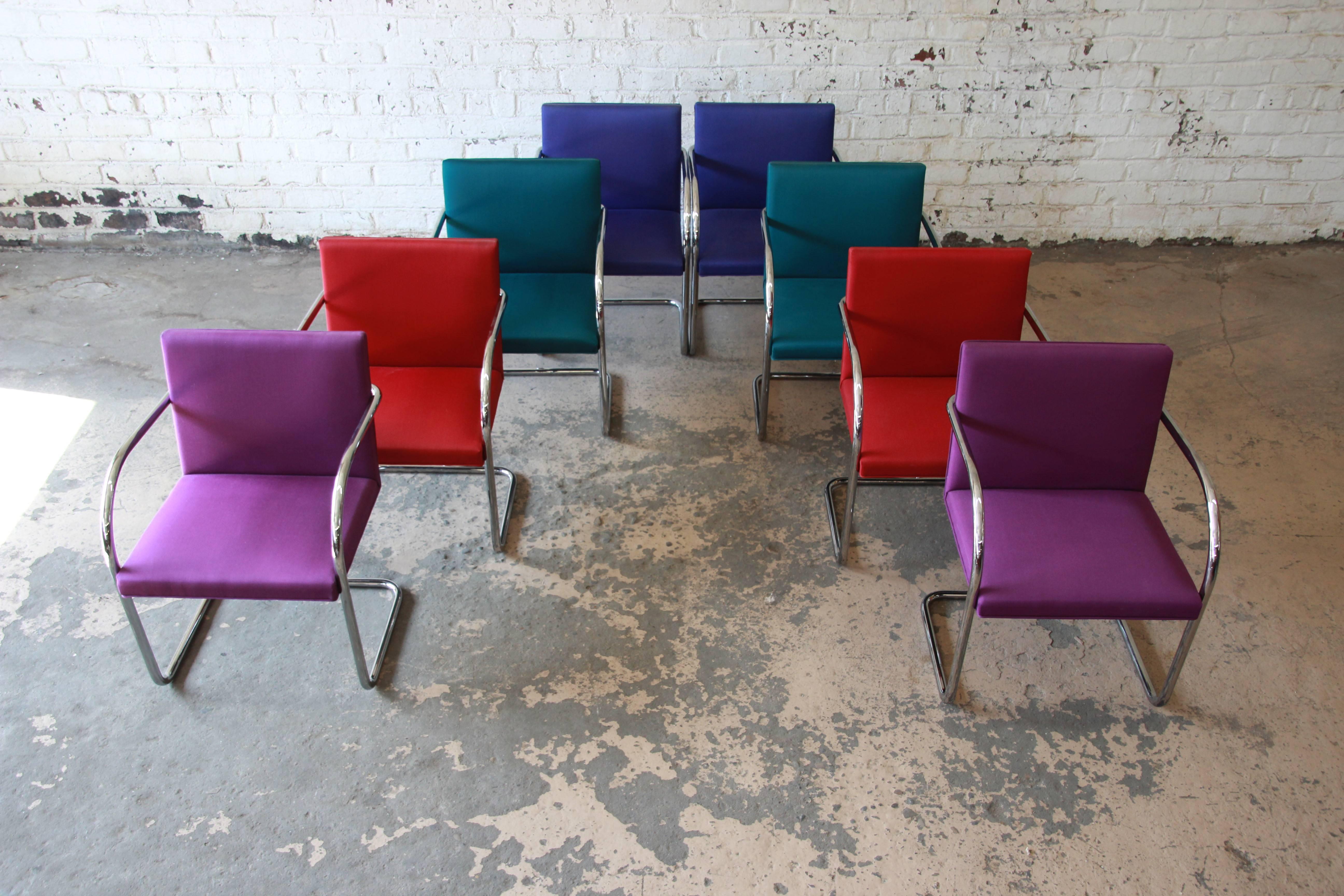 Pair of Mies Van Der Rohe Brno Chairs for Knoll International 3