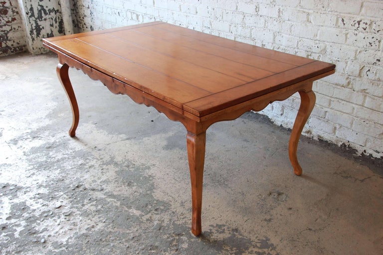 Baker Furniture Milling Road Country French Maple Extension Dining