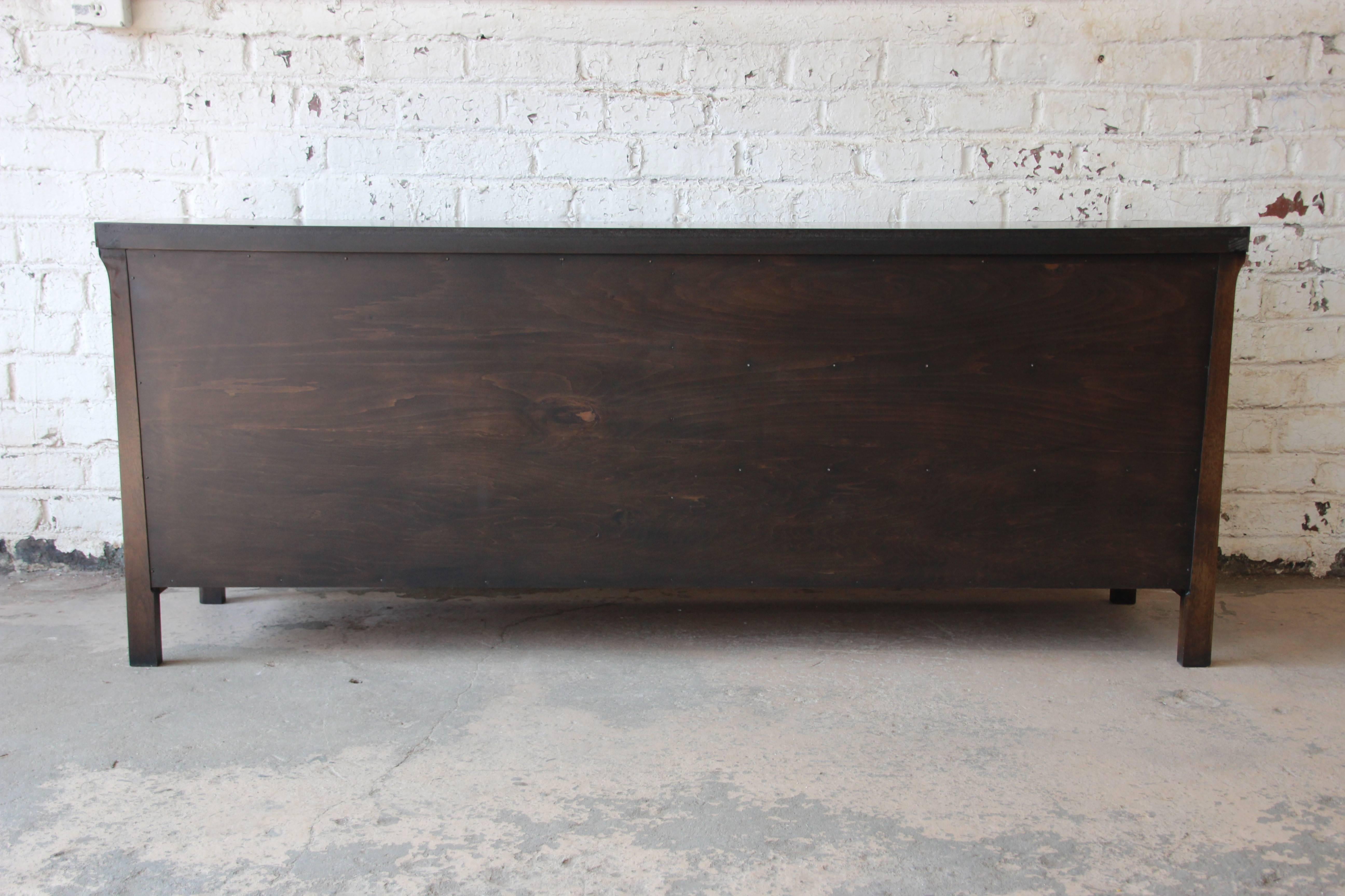 John Widdicomb Dark Walnut Spanish Colonial Style Sideboard 2