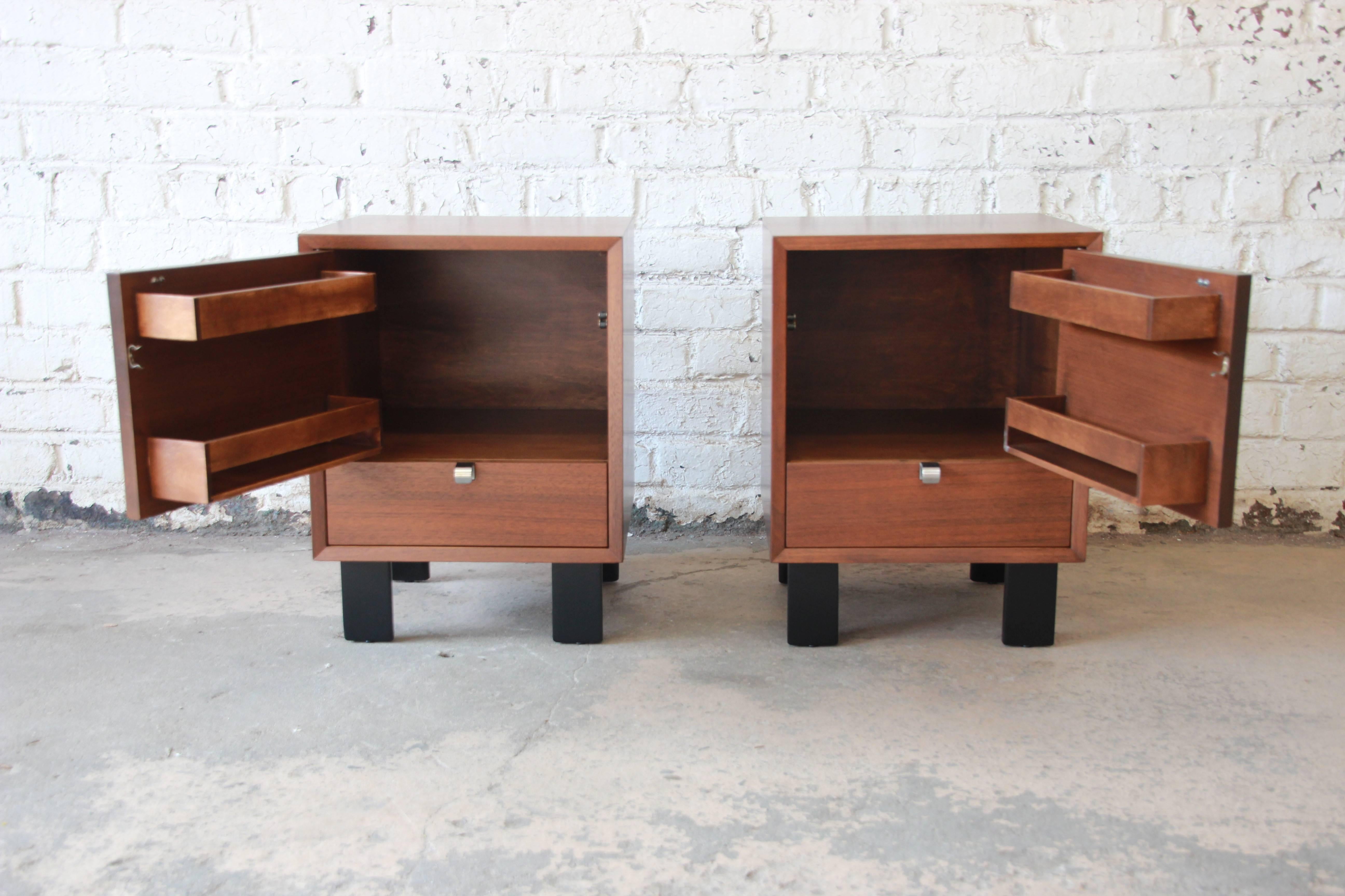 George Nelson for Herman Miller Nightstands, Pair 1