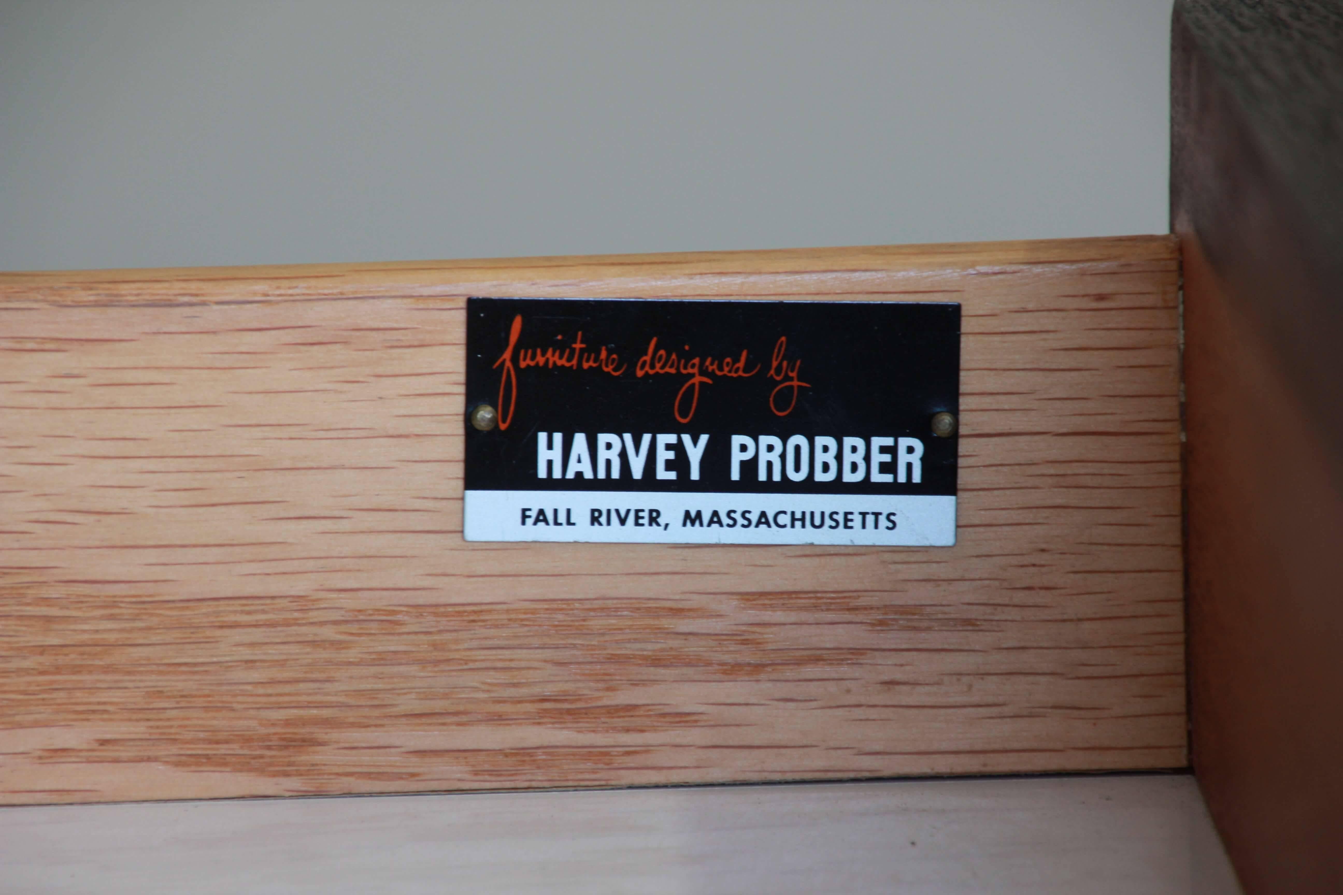 Harvey Probber Mid-Century Modern Ebonized Mahogany Bar Cart 6