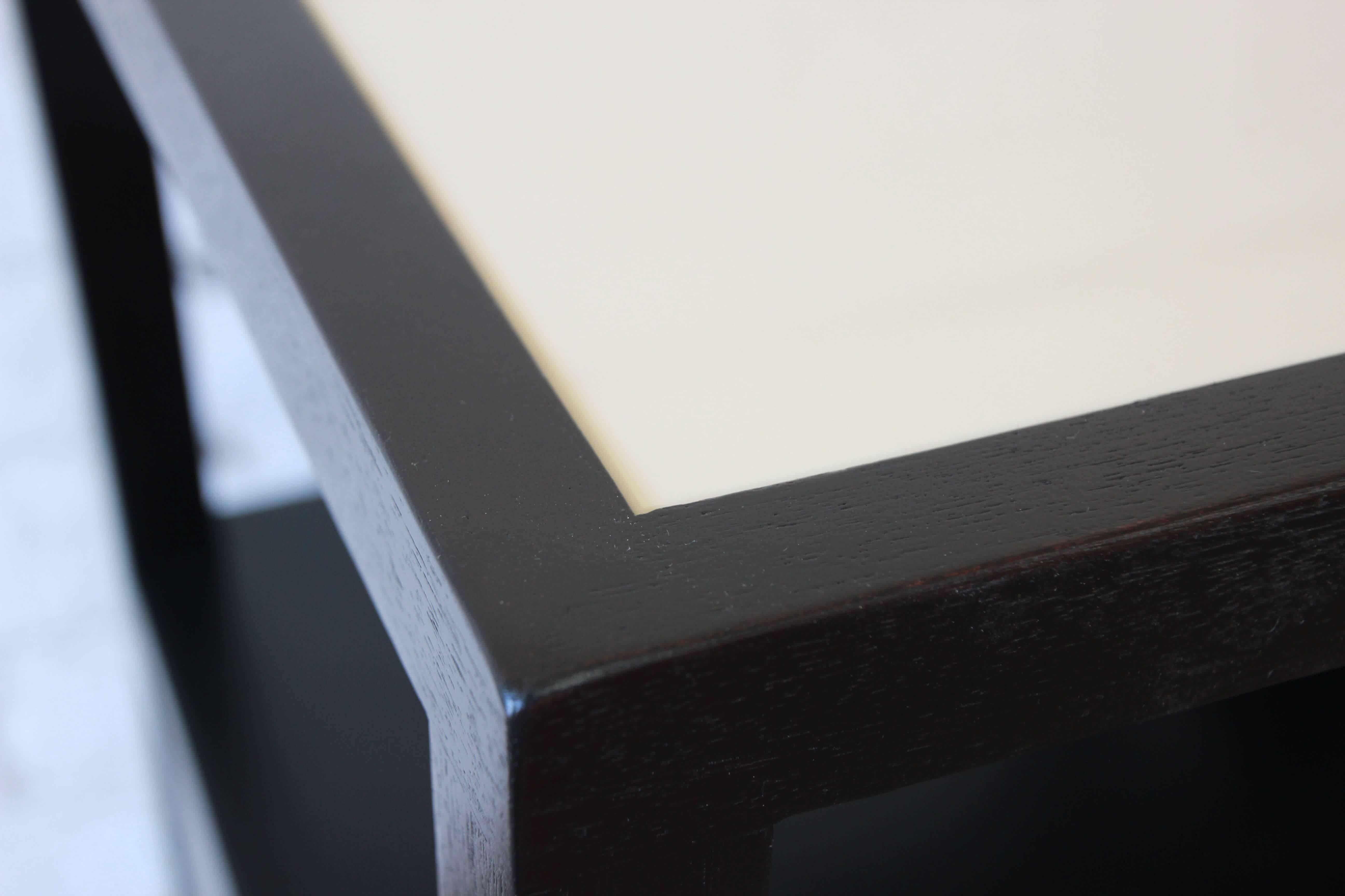 Harvey Probber Mid-Century Modern Ebonized Mahogany Bar Cart 3