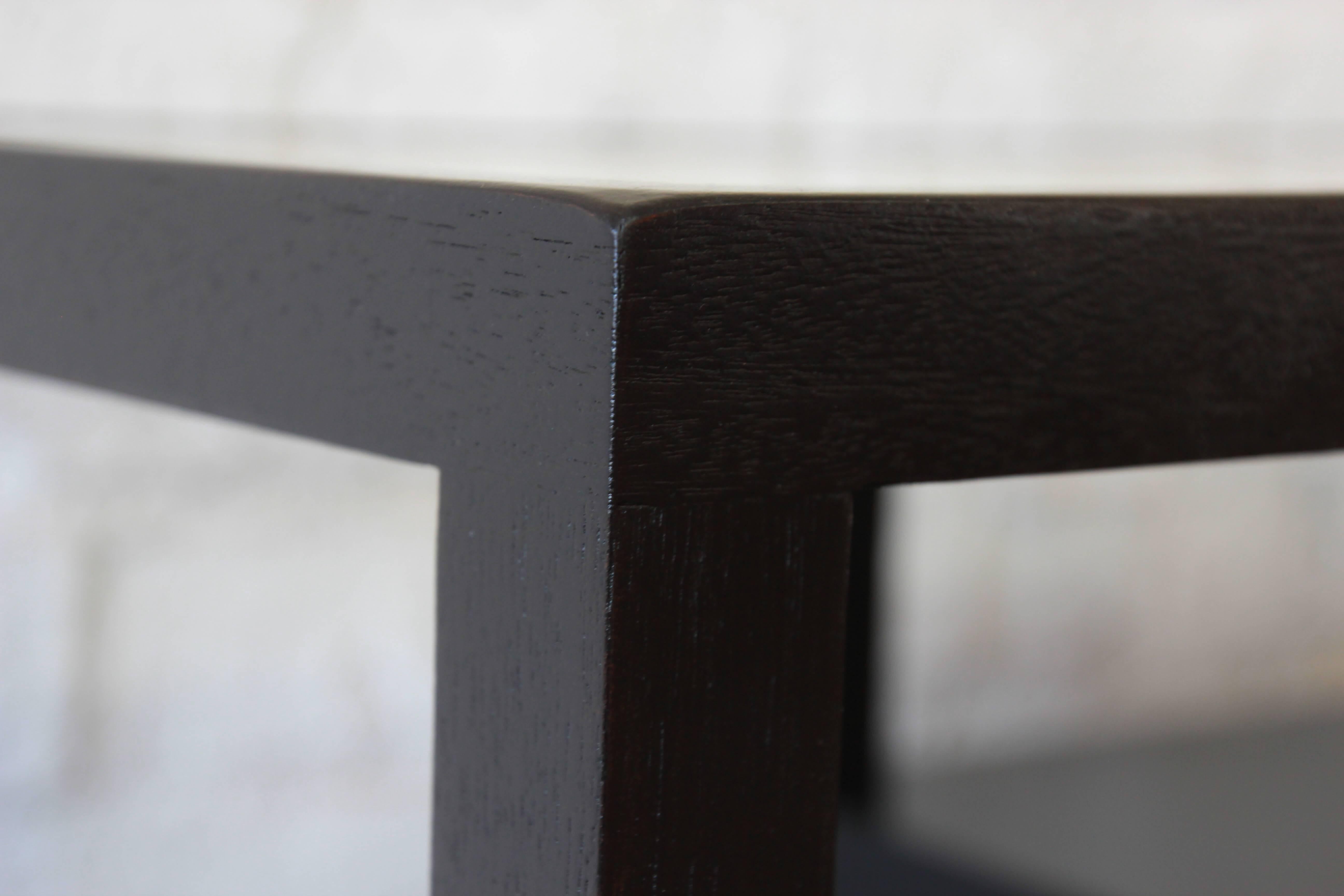 Harvey Probber Mid-Century Modern Ebonized Mahogany Bar Cart 2