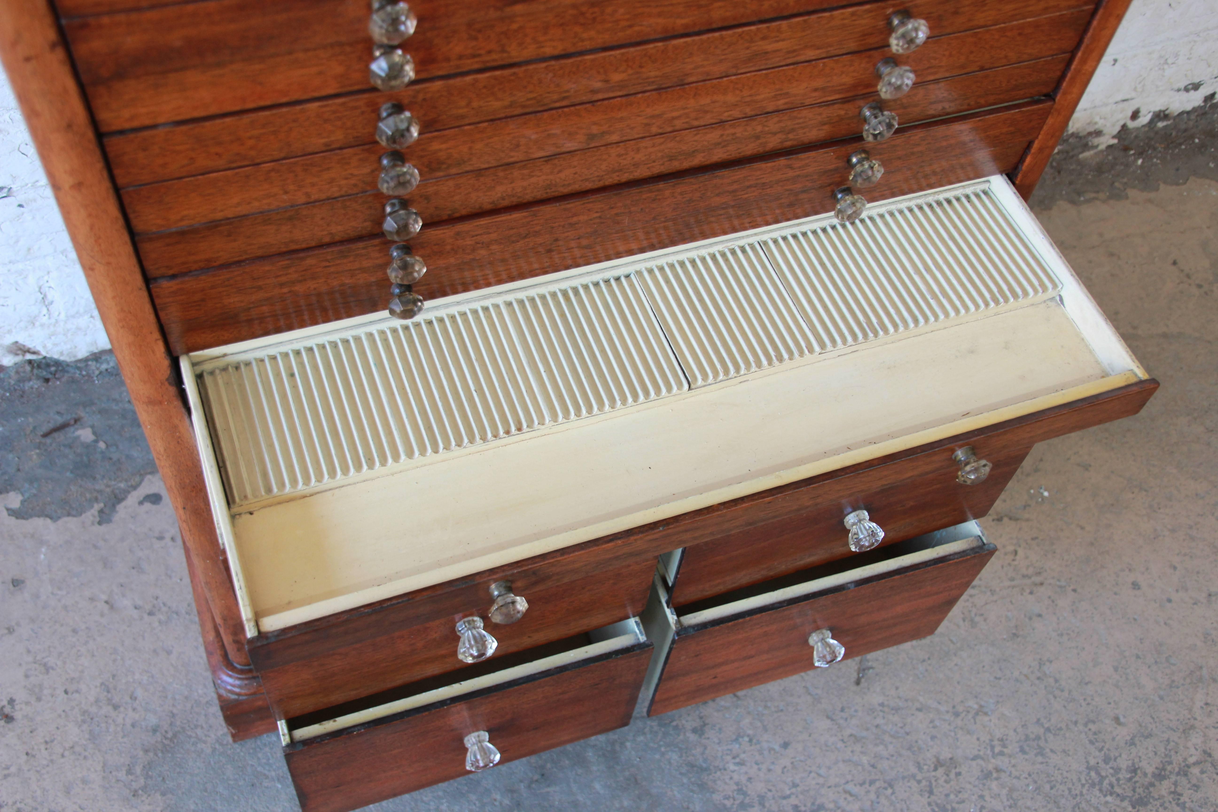 Antique Mahogany Dental Cabinet 2