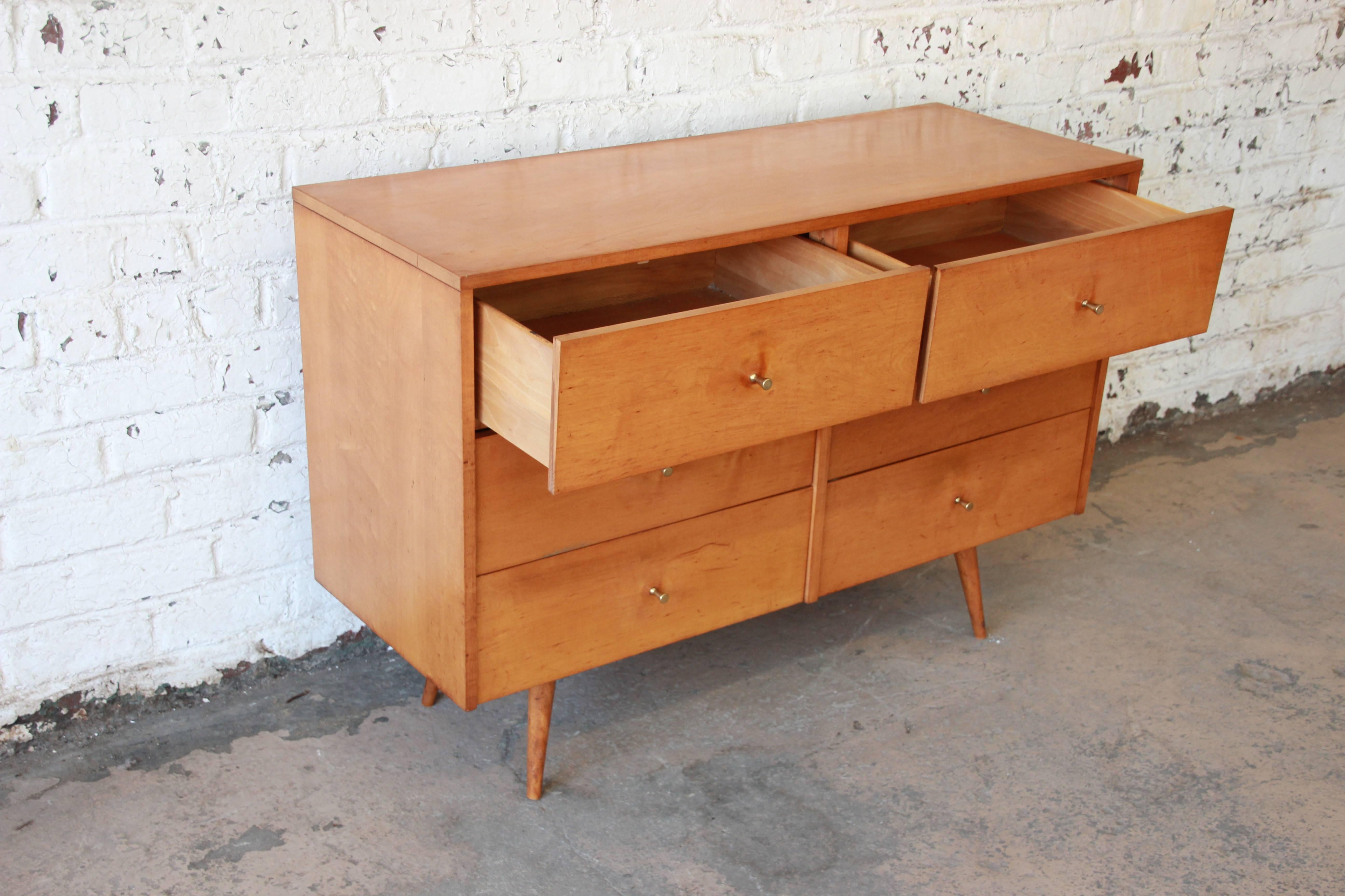 Paul McCobb Planner Group Six-Drawer Dresser for Winchendon Furniture 1