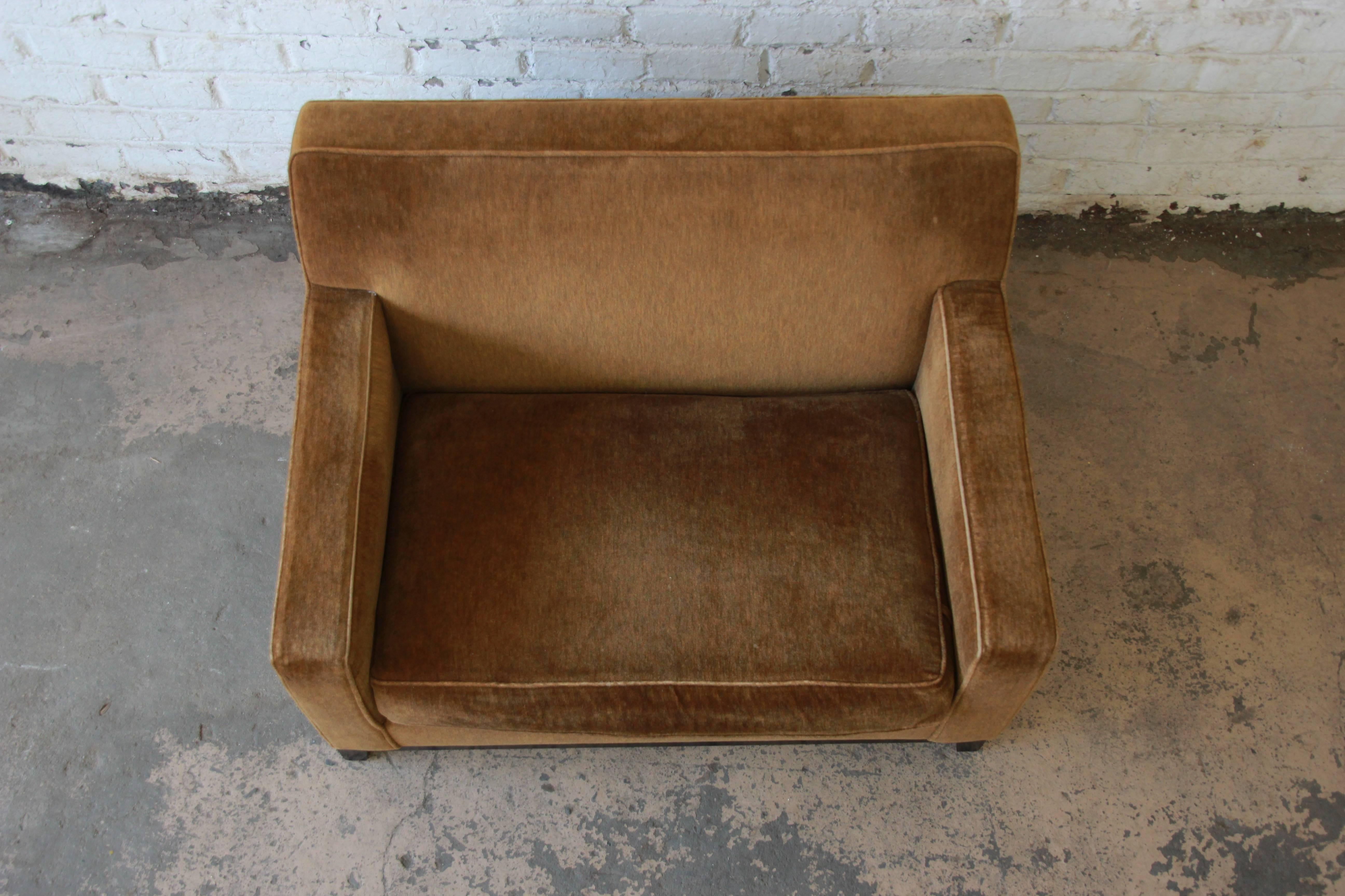 Christian Liaigre for Holly Hunt Cube Lounge Chair In Good Condition In South Bend, IN
