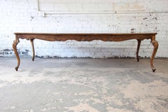 French Provincial Extension Dining Table by Baker Furniture