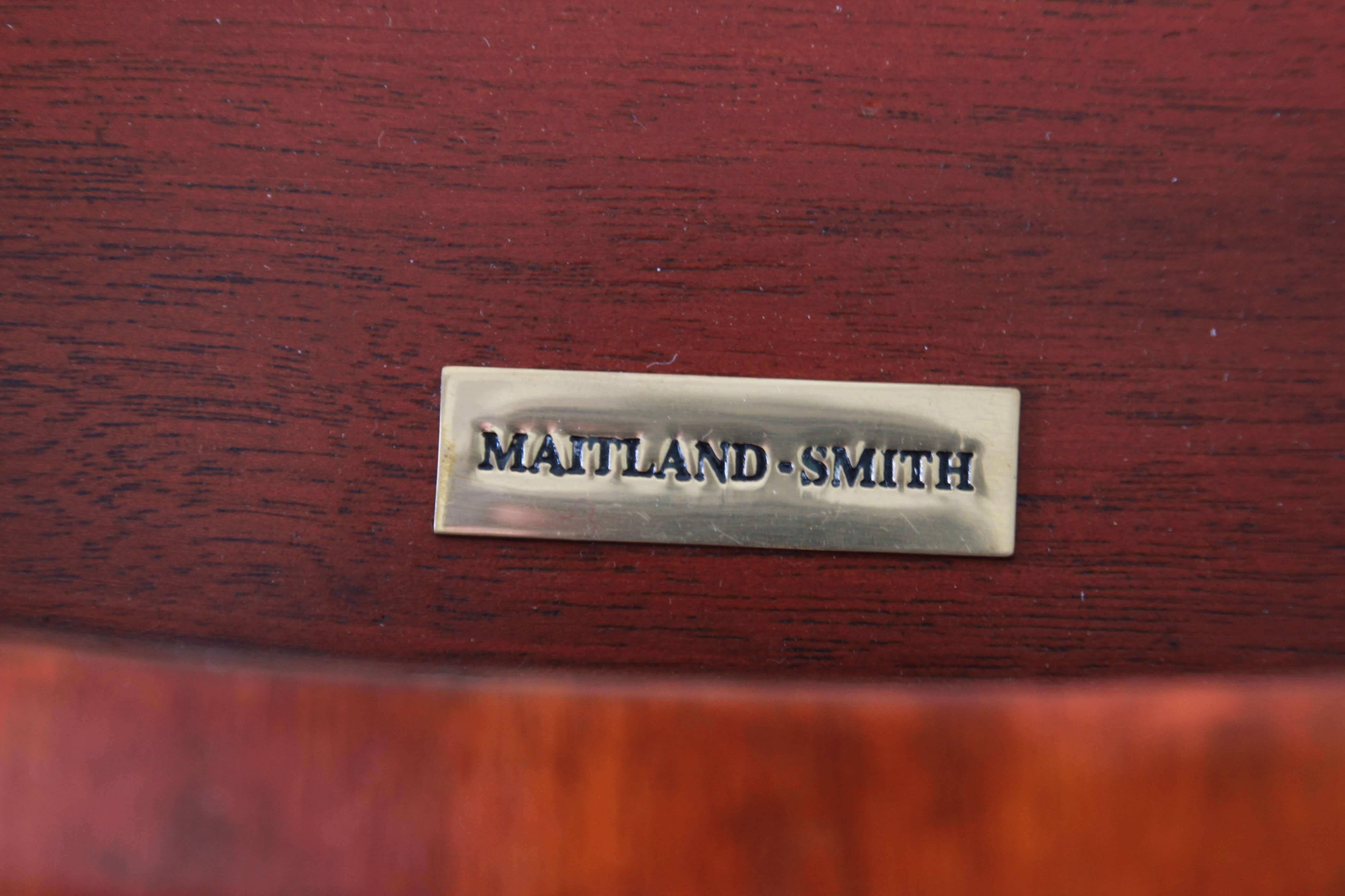 Pair of Mahogany End Tables by Maitland-Smith 2