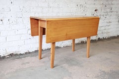 Early Edward Wormley for Dunbar Mahogany Drop-Leaf Dining Table