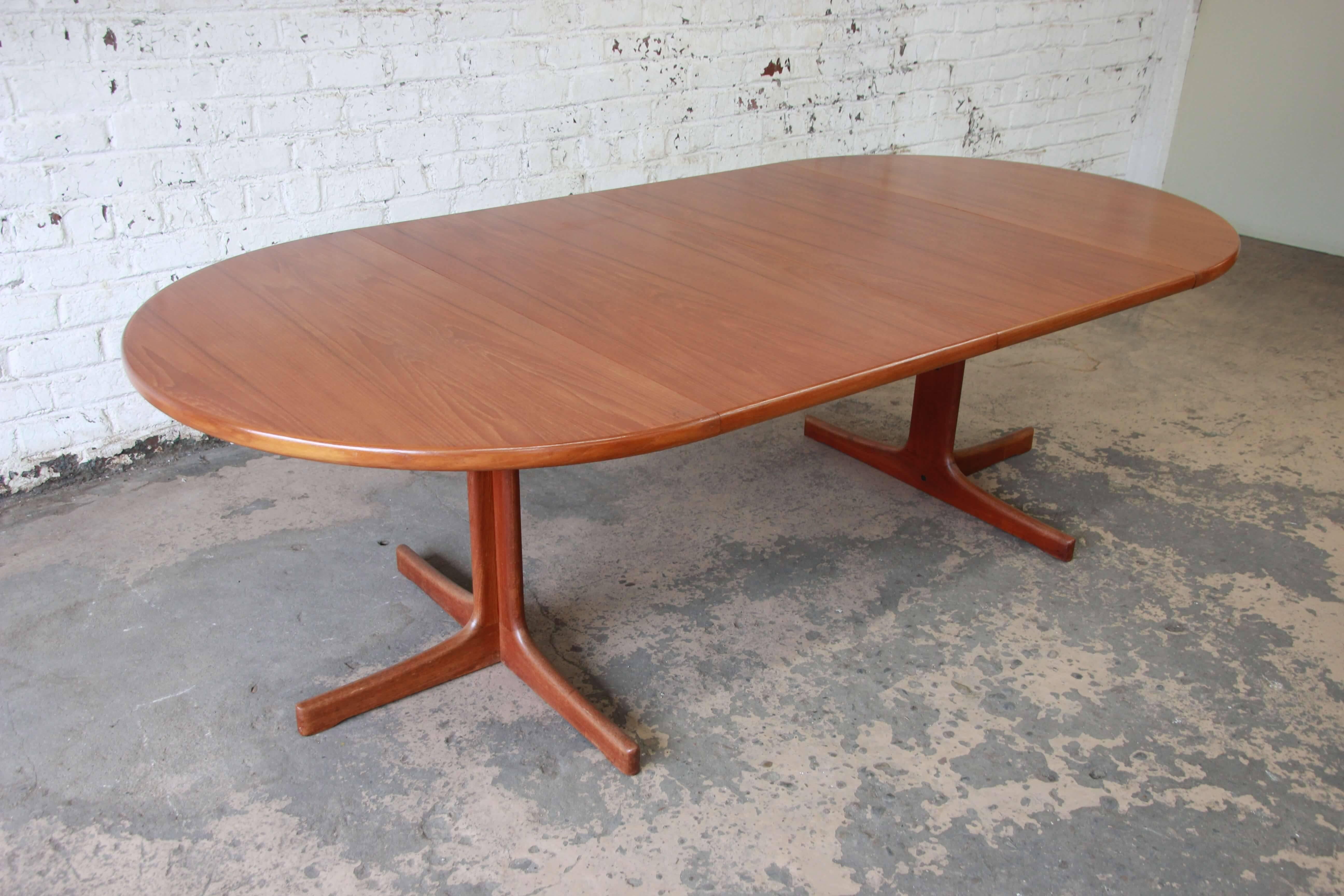 Scandinavian Modern Swedish Modern Teak Extension Dining Table by Karl Erik Ekselius for J.O. Carlss