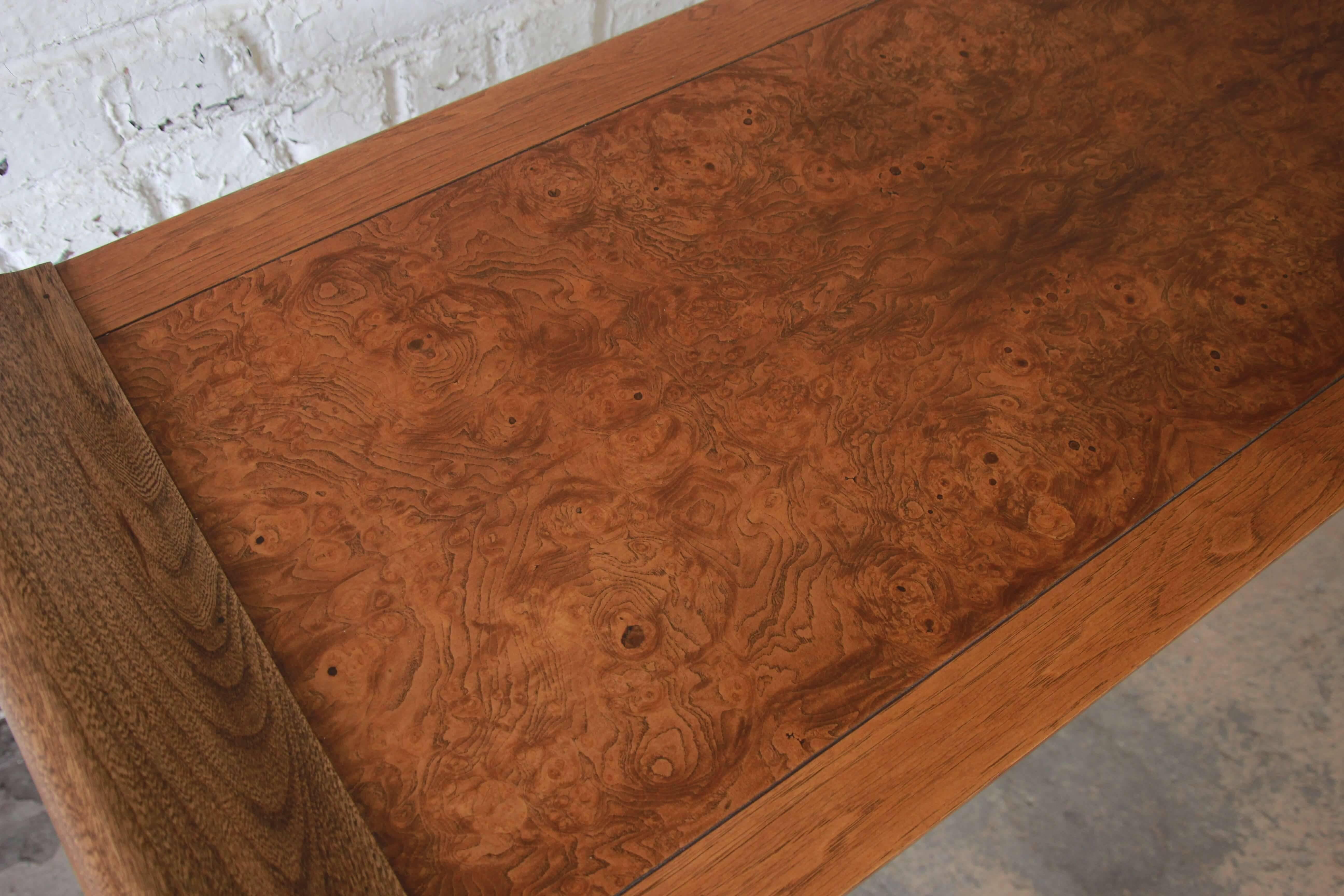 Beautiful Burled Altar Table by Baker 3