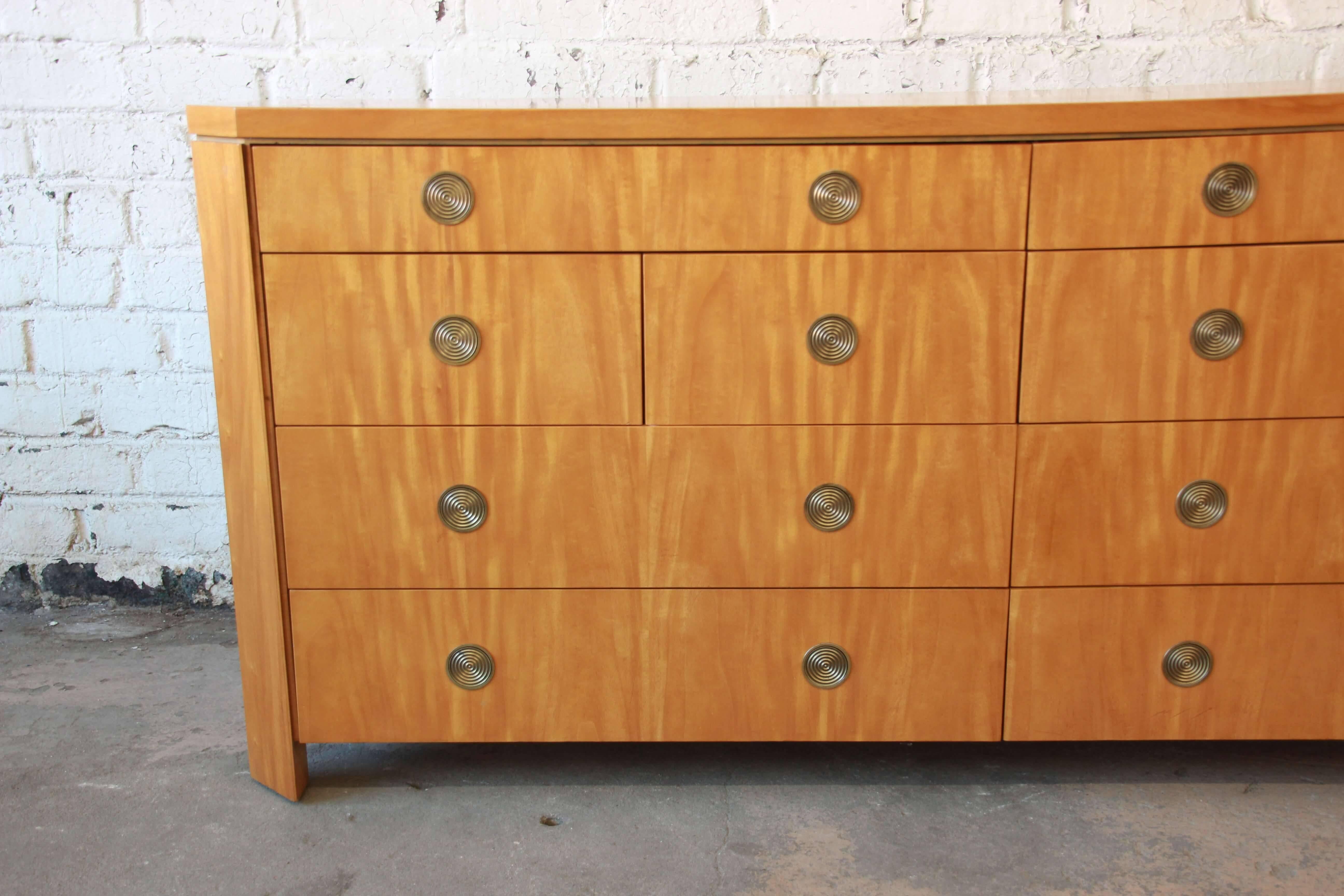 Late 20th Century Charles Pfister for Baker Primavera Ten-Drawer Long Dresser