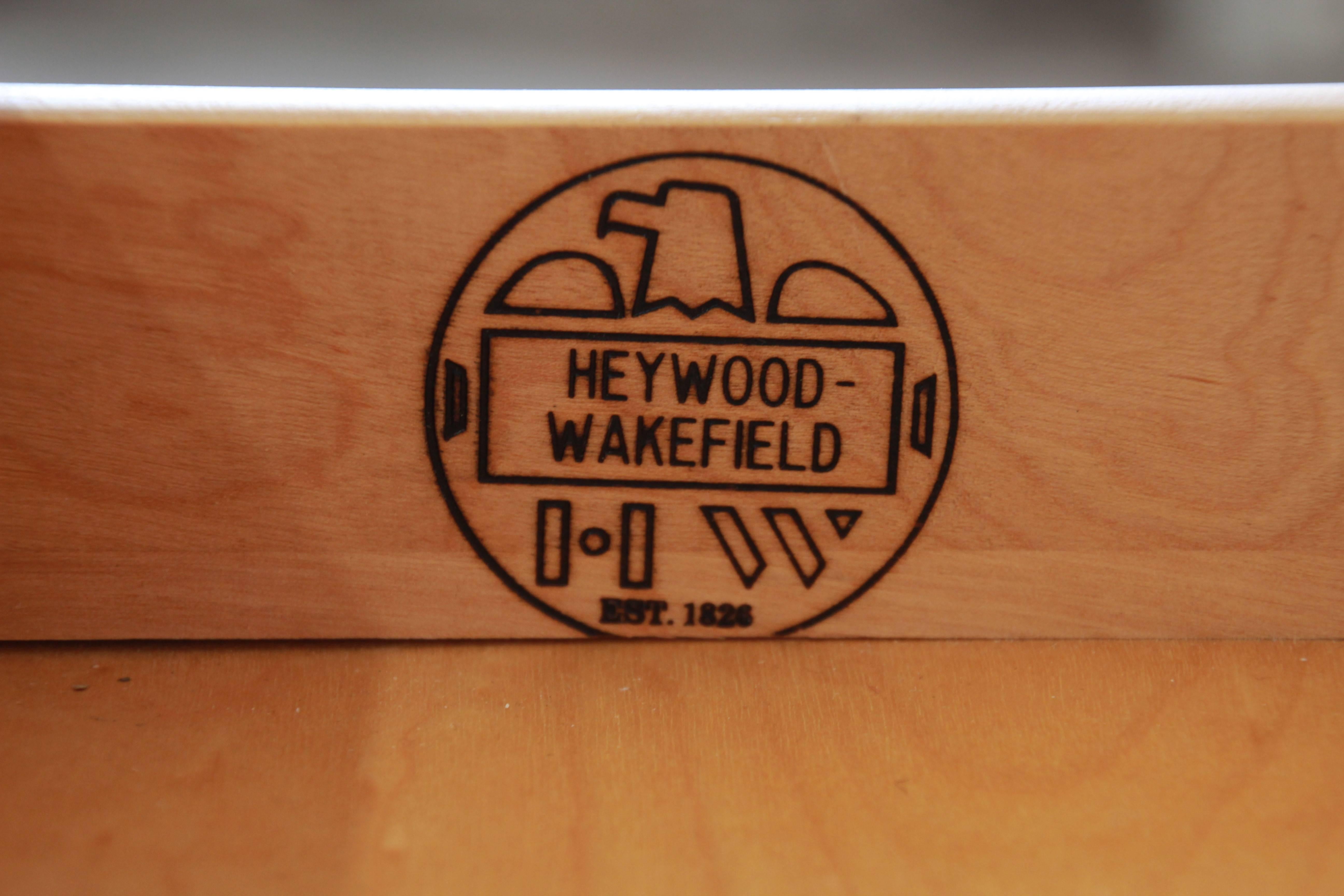 Heywood Wakefield Mid-Century Modern Maple Desk 2