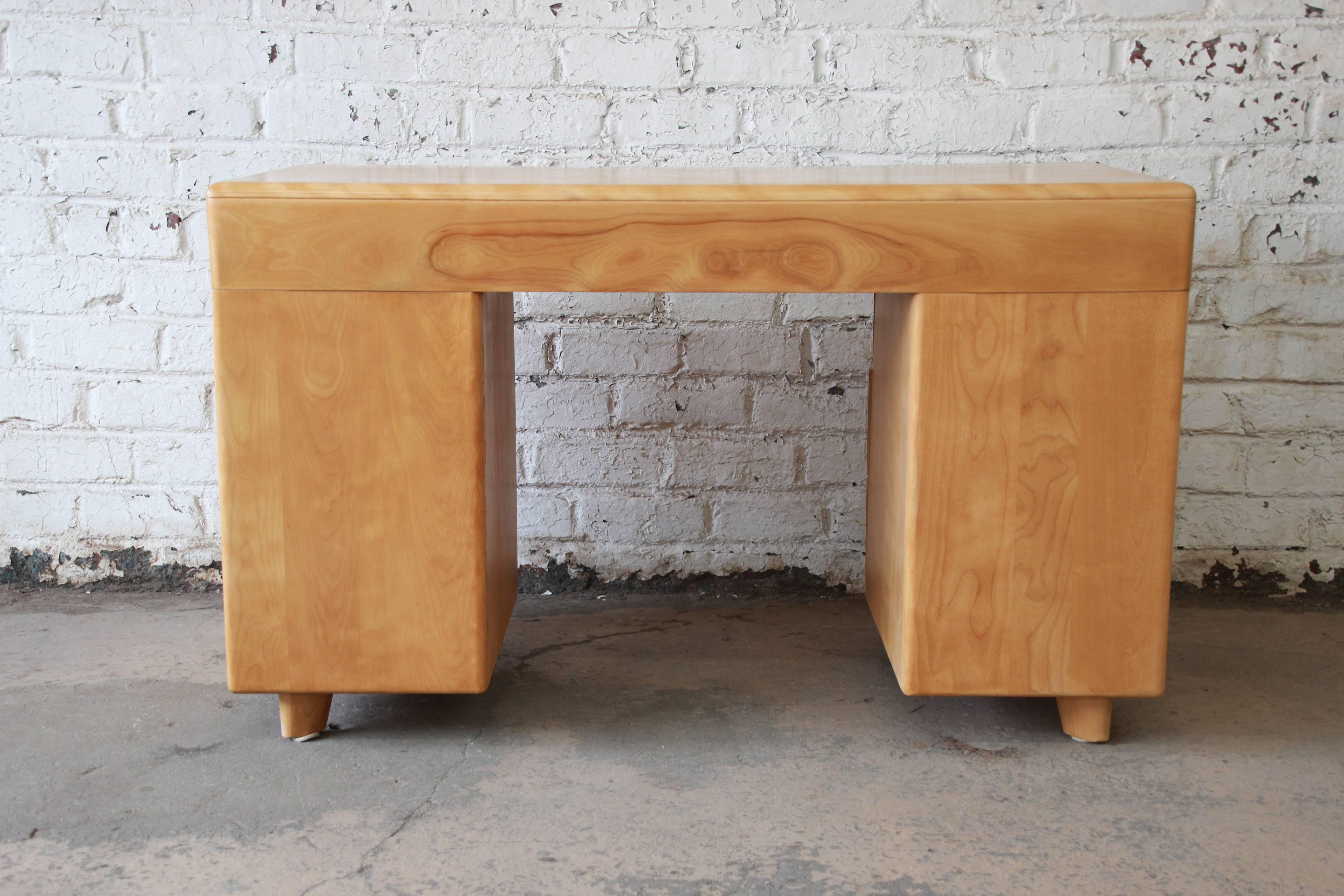 Heywood Wakefield Mid-Century Modern Maple Desk 1