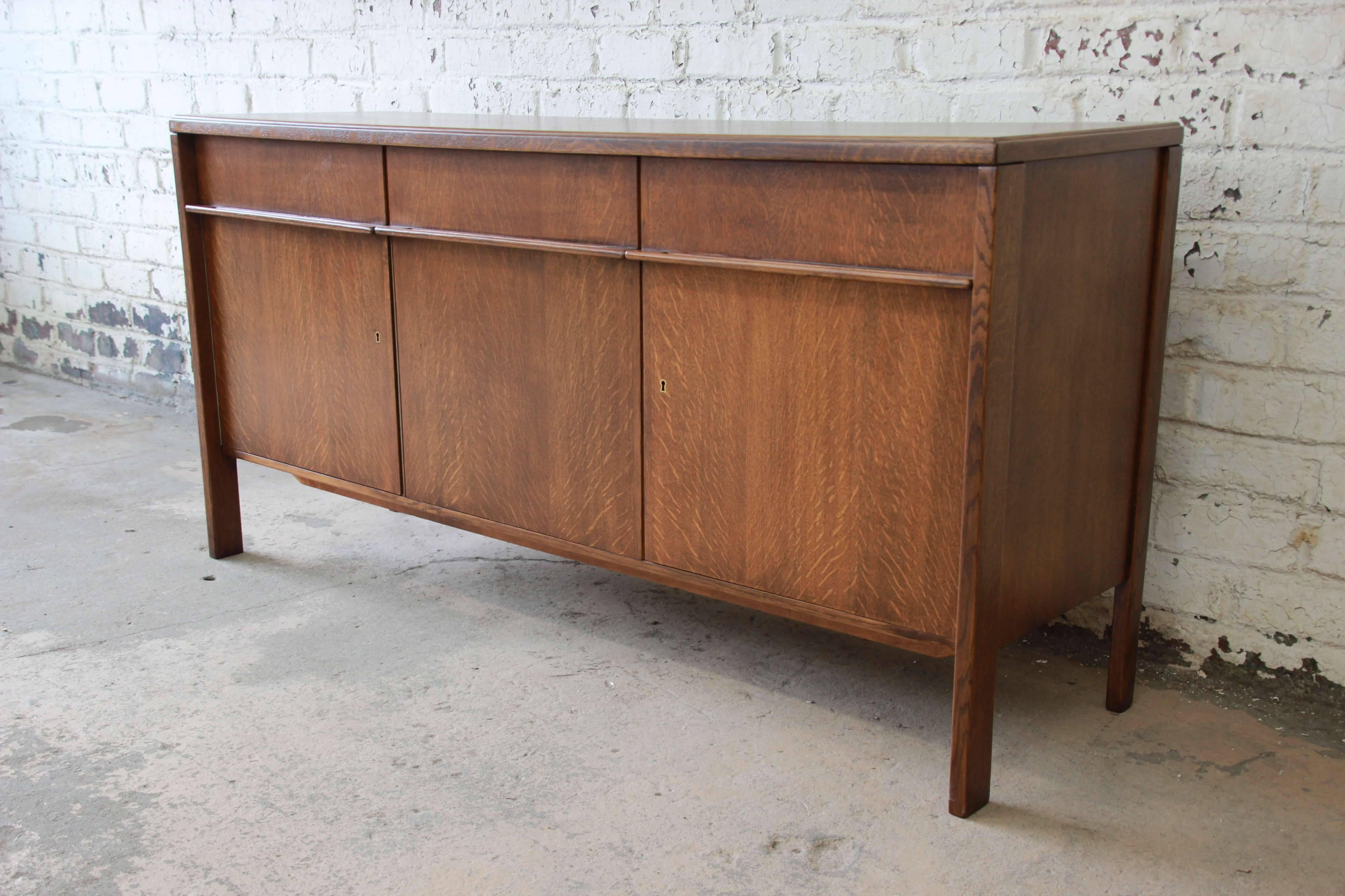Scandinavian Modern Sideboard by Cees Braakman for Pastoe In Excellent Condition In South Bend, IN