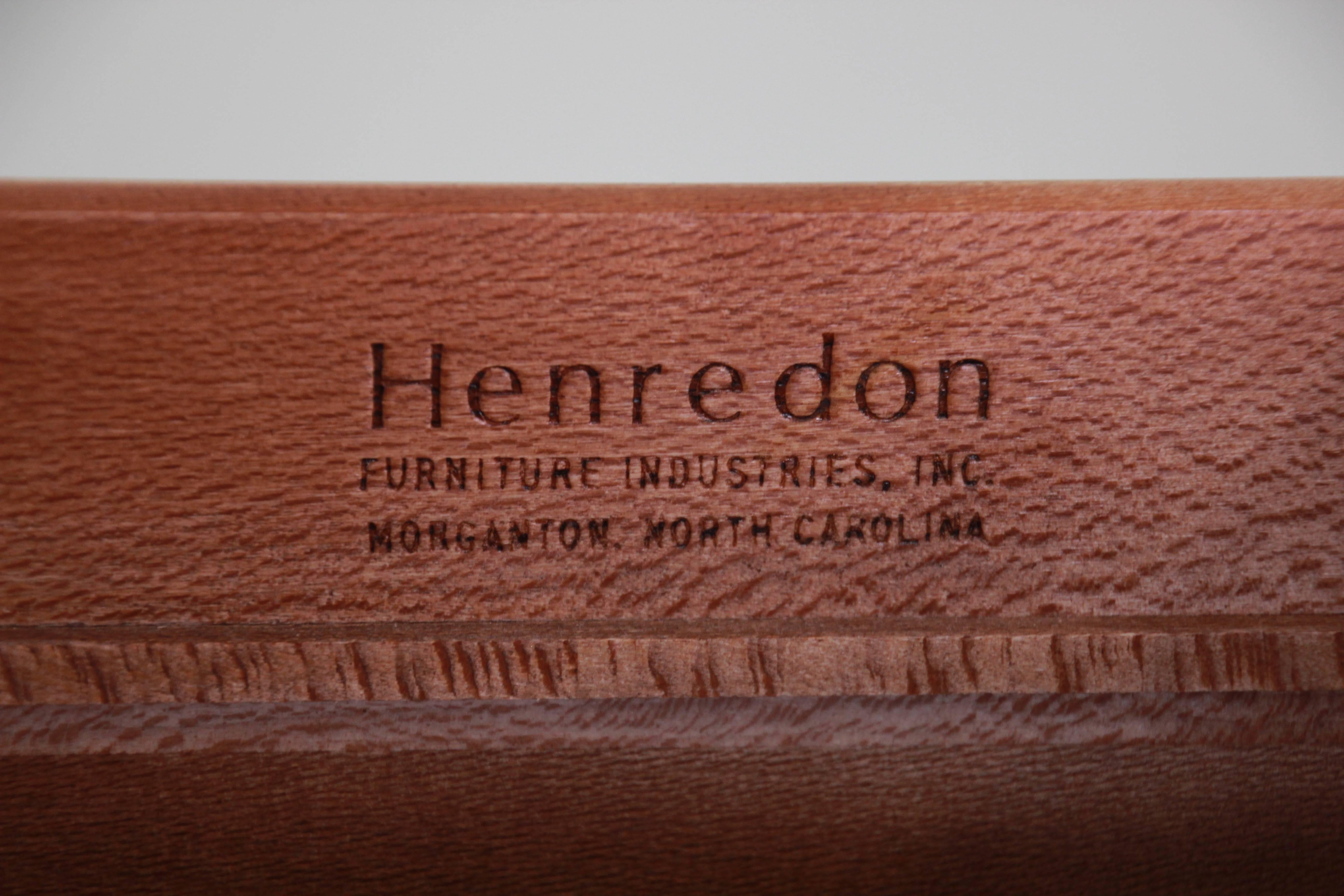 Vintage American Chippendale Style Mahogany Highboy Dresser by Henredon 2