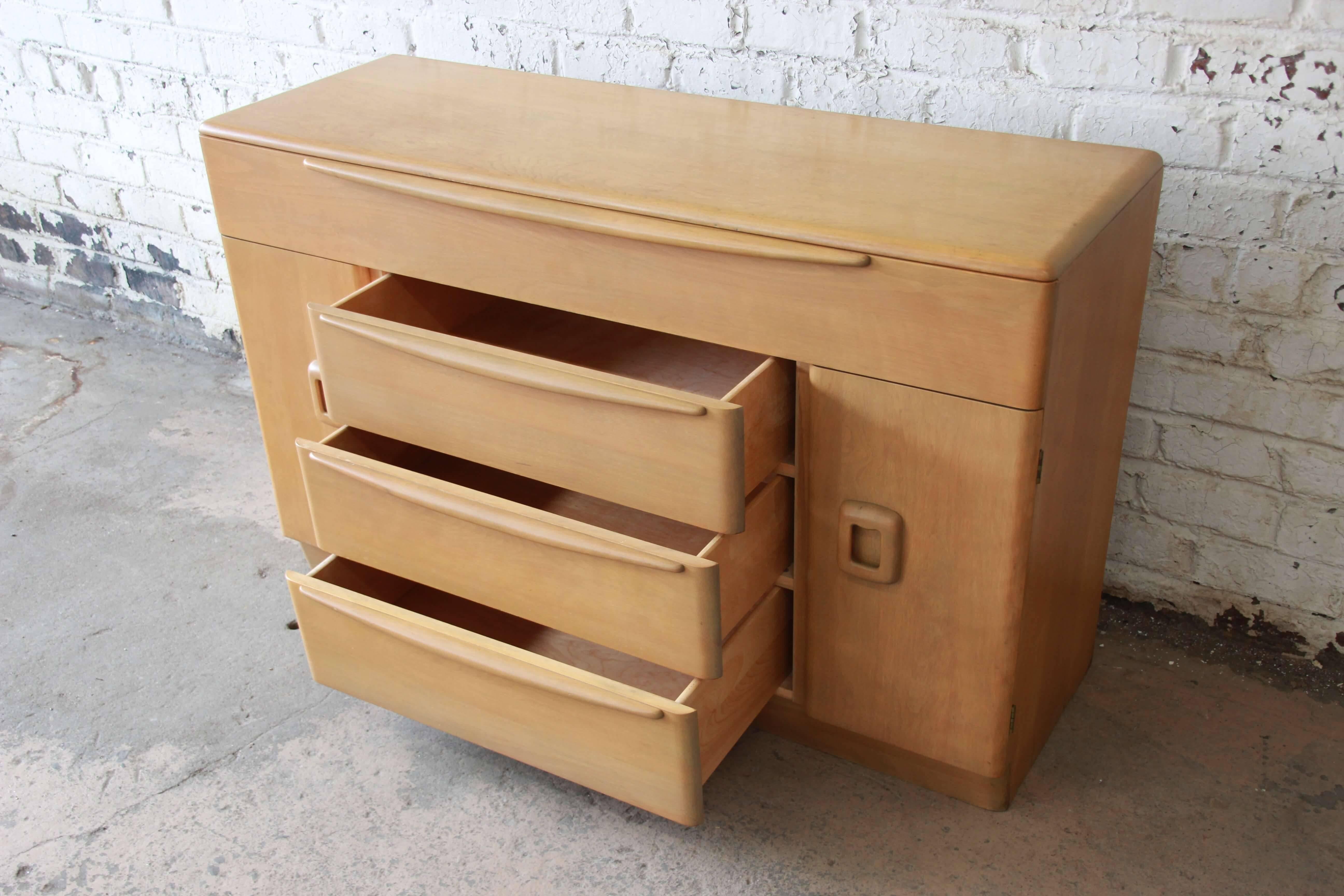 Heywood Wakefield Mid-Century Modern Sideboard Credenza, 1955 1