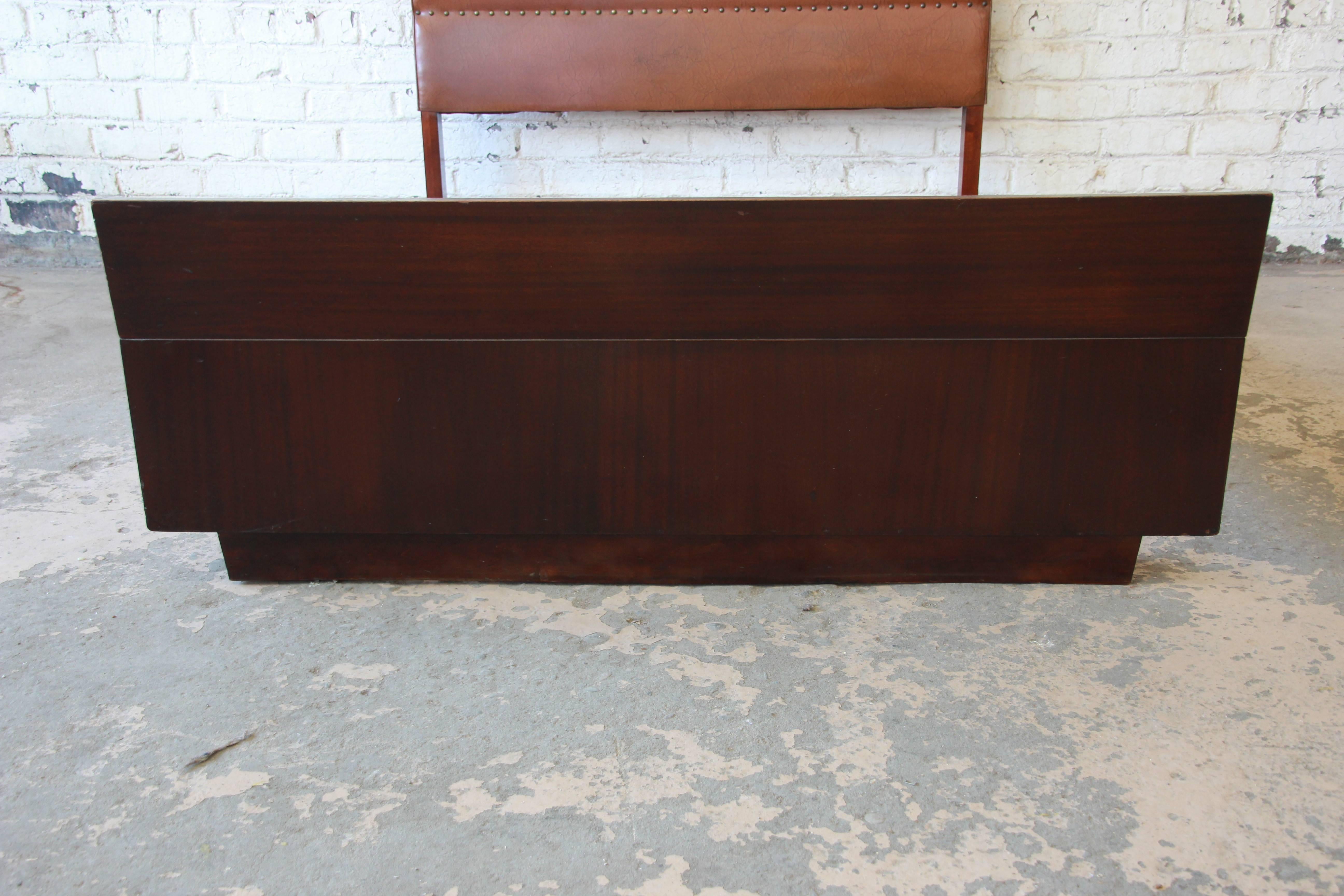 Gilbert Rohde for Herman Miller Art Deco Full Size Bed Frame, 1930s 2