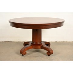 R. J. Horner Style Monumental Antique American Empire Mahogany Dining Table