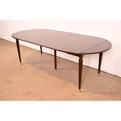Kindel Furniture French Regency Louis XVI Cherry Wood Dining Table, Refinished