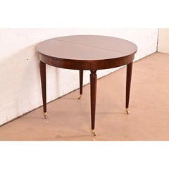 Kindel Furniture French Regency Louis XVI Cherry Wood Dining Table, Refinished