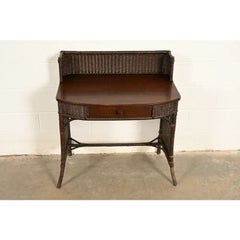 Bureau ancien « Mission Oak » de style Arts & Crafts, de la marque Heywood-Wakefield  Circa 1890s