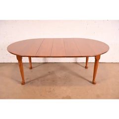 L. & J. G. Stickley American Colonial Cherry Wood Dining Table, Newly Refinished