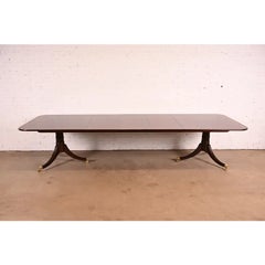 Baker Furniture Stately Homes Georgian Mahogany Dining Table  Newly Refinished