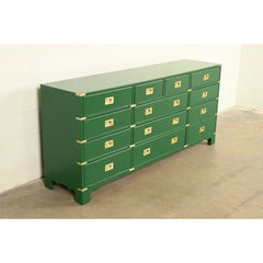 Drexel Heritage Hollywood Regency Campaign Dresser Newly Refinished