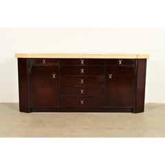 Paul Frankl: Sideboard im Mid-Century-Modern-Stil aus Mahagoni  Circa 1950er Jahre