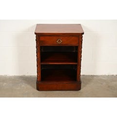 Century Furniture Georgian Mahogany Nightstand or Bedside Table, Circa 1950s