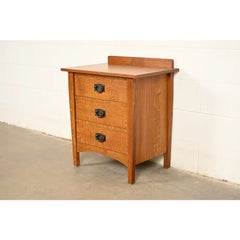 Stickley Mission Oak Arts & Crafts Nightstand or Bachelor Chest