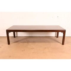 Drexel Chippendale Mahogany Extension Dining Table, Newly Refinished