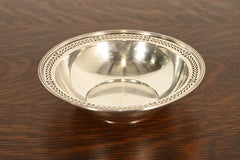 Tiffany & Co. Antique Sterling Silver Pierced Rim Bowl