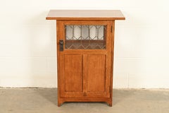 Stickley Roycroft Mission Oak Arts & Crafts Chafing Dish Stand or Side Cabinet