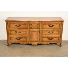 French Provincial Louis XV Fruitwood Dresser by Fancher Furniture, Circa 1960s