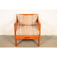 Mid-Century Modern Knotty Pine Lounge Chair, Circa 1960s