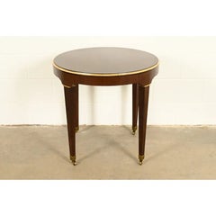 Barbara Barry Style Hollywood Regency Walnut Tea Table