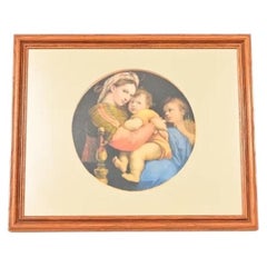 "Madonna Della Seggiola" Framed Print by Raphael
