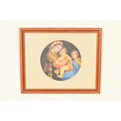 "Madonna Della Seggiola" Framed Print by Raphael