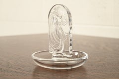 Lalique "Naiade" Art Deco Crystal Ring Dish