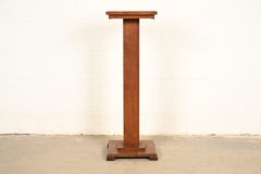 Stickley Brothers Style Antique Mission Oak Arts & Crafts Pedestal, Circa 1910
