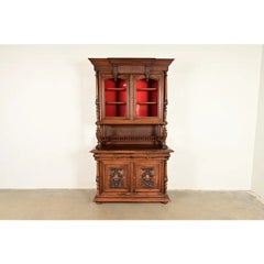 Alexander Roux Style French Renaissance Revival Walnut Sideboard, Circa 1890s