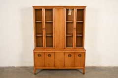 Century Furniture Mid-Century Modern Walnut Bookcase Cabinet, Circa 1960s