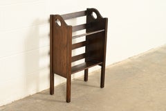 Limbert Style Antique Mission Oak Arts & Crafts Magazine Stand, Circa 1920