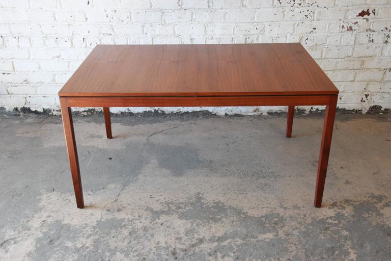 Florence Knoll for Knoll International Walnut Extension Dining Table