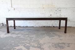 Mario Buatta for John Widdicomb Faux Tortoiseshell Chinoiserie Dining Table